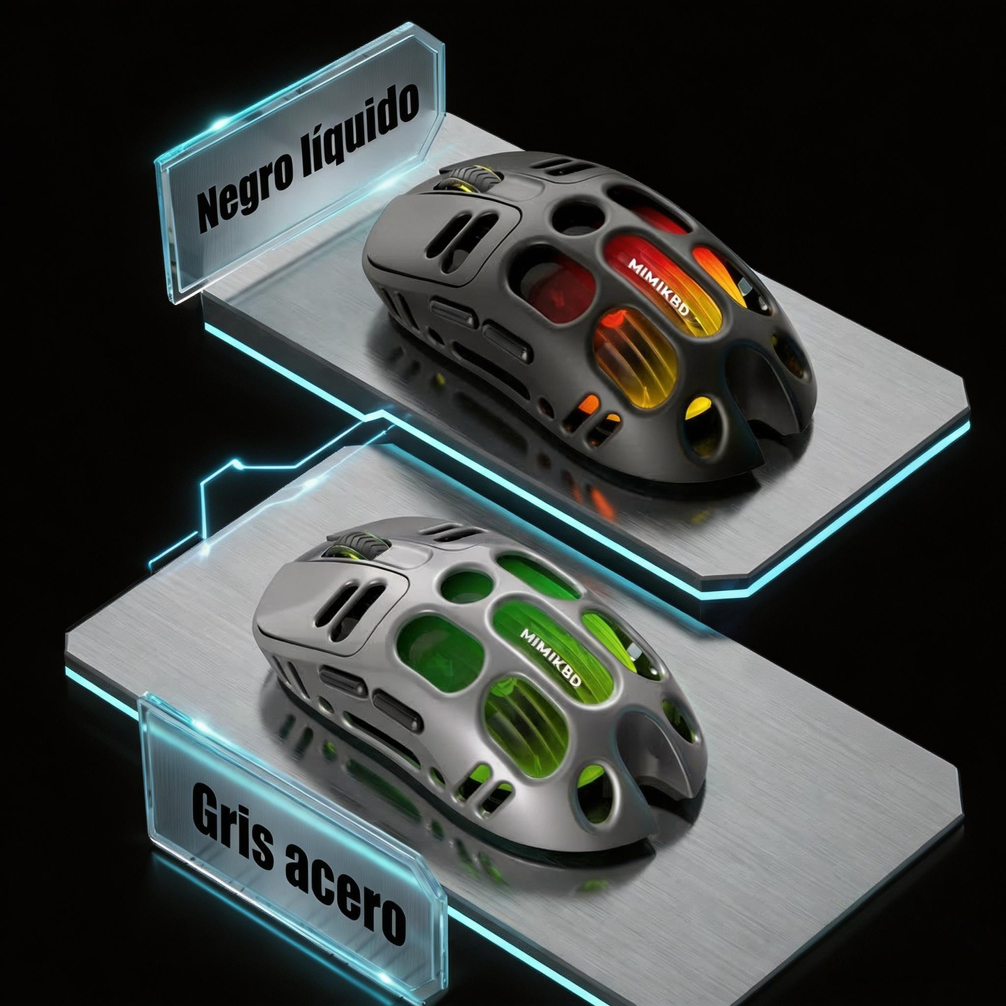 Este ratón inalámbrico utiliza el chip PAW3311 y admite conexión Bluetooth, 2.4G y por cable, iluminación RGB y una sensibilidad DPI máxima de 12000 ,Frecuencia de retorno máxima 1000 Hz,Su diseño ligero pesa tan solo 69g